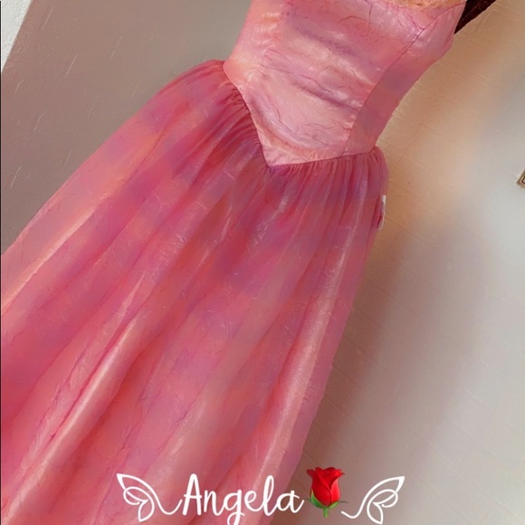 COPY - 💓Beautiful tailored beaded pink maxi dress 💗 #E - Picture 6 of 16